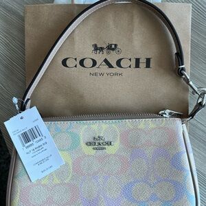 Coach Pastel Pattern Shoulder Bag